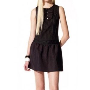 RICHARD CHAI  black sheer mini dress